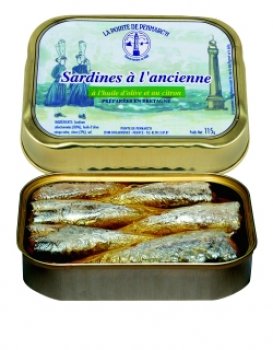 Sardines à l'ancienne, à l'huile d'olive et au citron
