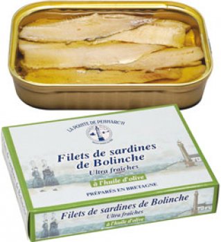 Filets de Sardines de Bolinche, à l'huile d'olive